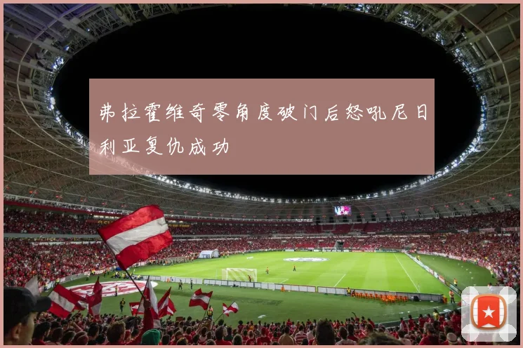 弗拉霍维奇零角度破门后怒吼尼日利亚复仇成功