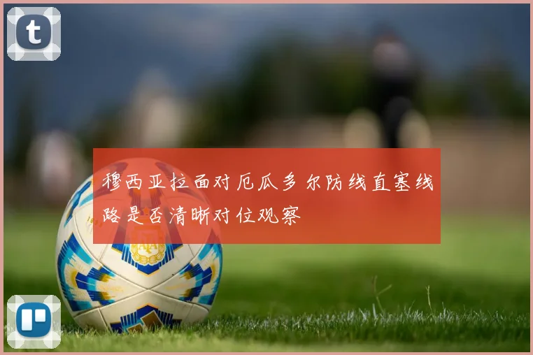 穆西亚拉面对厄瓜多尔防线直塞线路是否清晰对位观察
